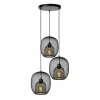 Luminaires Lucide Suspension Lucide JERREL Noir, 3 lumières* Suspensions