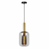 Lampes Dorées-Luminaires Lucide Suspension Lucide JOANET Or, Laiton, Noir, 1 lumière