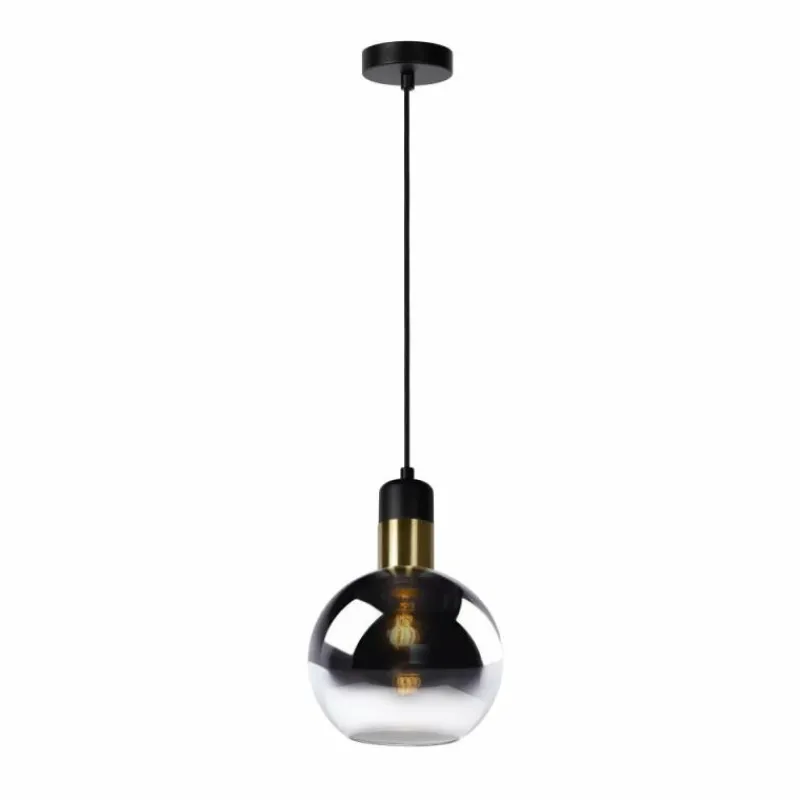 Luminaires Scandinaves-Luminaires Lucide Suspension Lucide JULIUS Gris, 1 lumière