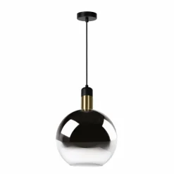Luminaires Scandinaves-Luminaires Lucide Suspension Lucide JULIUS Gris, 1 lumière