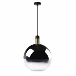 Luminaires Scandinaves-Luminaires Lucide Suspension Lucide JULIUS Gris, 1 lumière