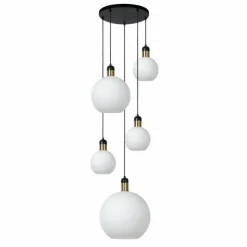 Luminaires Lucide Suspension Lucide JULIUS Blanc, 5 lumières