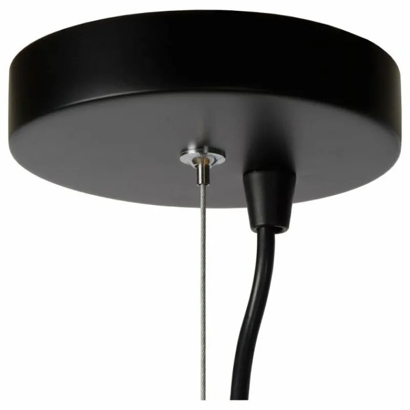 Lampes Vintages & Rétros-Luminaires Lucide Suspension Lucide LEANNE Noir, 10 lumières