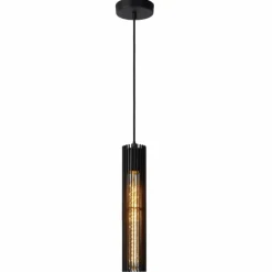 Luminaires Lucide Suspension Lucide LIONEL Noir, 1 lumière* Suspensions
