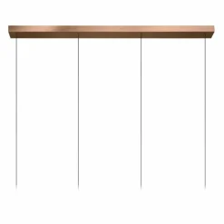 Luminaires Scandinaves-Luminaires Lucide Suspension Lucide LORENZ LED Rouille, 4 lumières