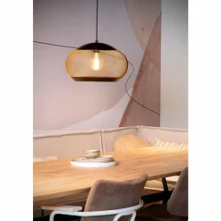 Lampes Dorées-Luminaires Lucide Suspension Lucide LUCAS Noir, 1 lumière