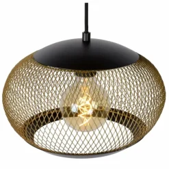 Lampes Dorées-Luminaires Lucide Suspension Lucide LUCAS Noir, 3 lumières