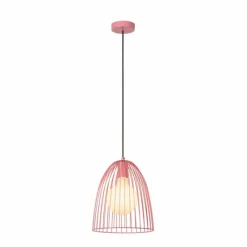 Luminaires Lucide Suspension Lucide MACARONS Rose, 1 lumière* Suspensions