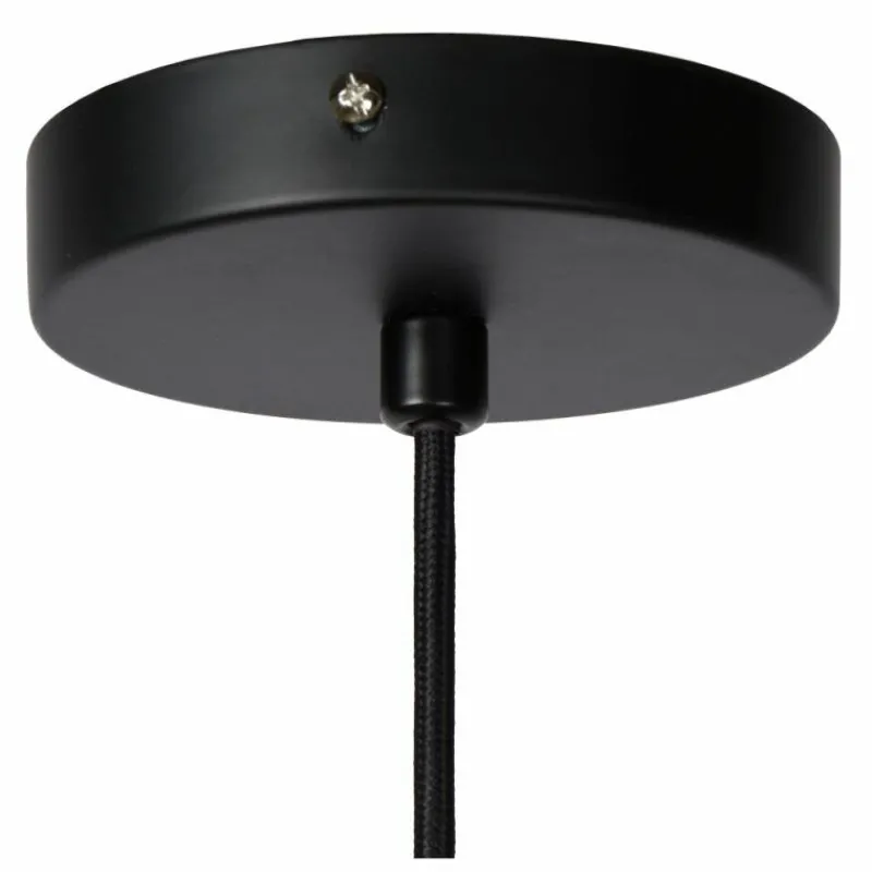 Style Boho-Chic-Luminaires Lucide Suspension Lucide MAGALI Noir, 1 lumière