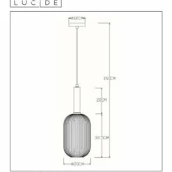 Luminaires Lucide Suspension Lucide MALOTO Or, 1 lumière