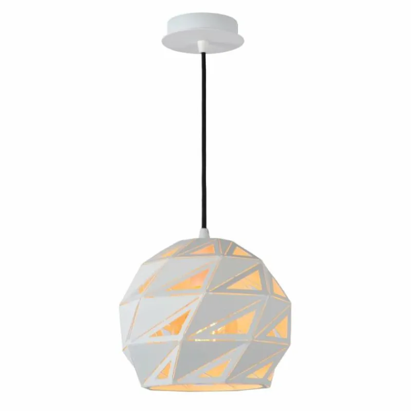 Luminaires Scandinaves-Luminaires Lucide Suspension Lucide MALUNGA Blanc, 1 lumière