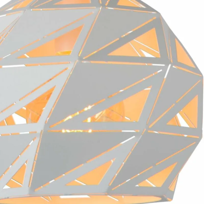 Luminaires Scandinaves-Luminaires Lucide Suspension Lucide MALUNGA Blanc, 1 lumière