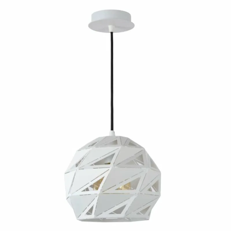 Luminaires Scandinaves-Luminaires Lucide Suspension Lucide MALUNGA Blanc, 1 lumière