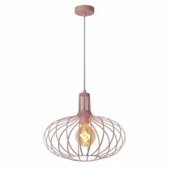 Luminaires Lucide Suspension Lucide MERLINA Rose, 1 lumière* Suspensions