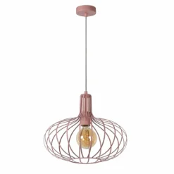 Luminaires Lucide Suspension Lucide MERLINA Rose, 1 lumière* Suspensions