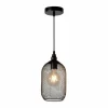 Lampes Vintages & Rétros-Luminaires Lucide Suspension Lucide MESH Noir, 1 lumière
