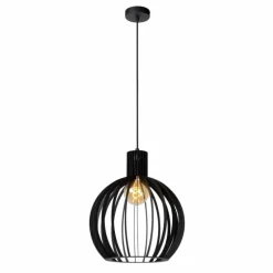 Luminaires Lucide Suspension Lucide MIKAELA Noir, 1 lumière* Suspensions