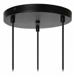 Luminaires Lucide Suspension Lucide MIKAELA Noir, 3 lumières* Suspensions