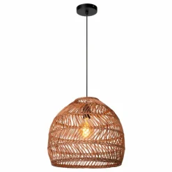 Style Boho-Chic-Luminaires Lucide Suspension Lucide MOLOKO Noir, 1 lumière
