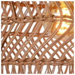 Style Boho-Chic-Luminaires Lucide Suspension Lucide MOLOKO Noir, 1 lumière
