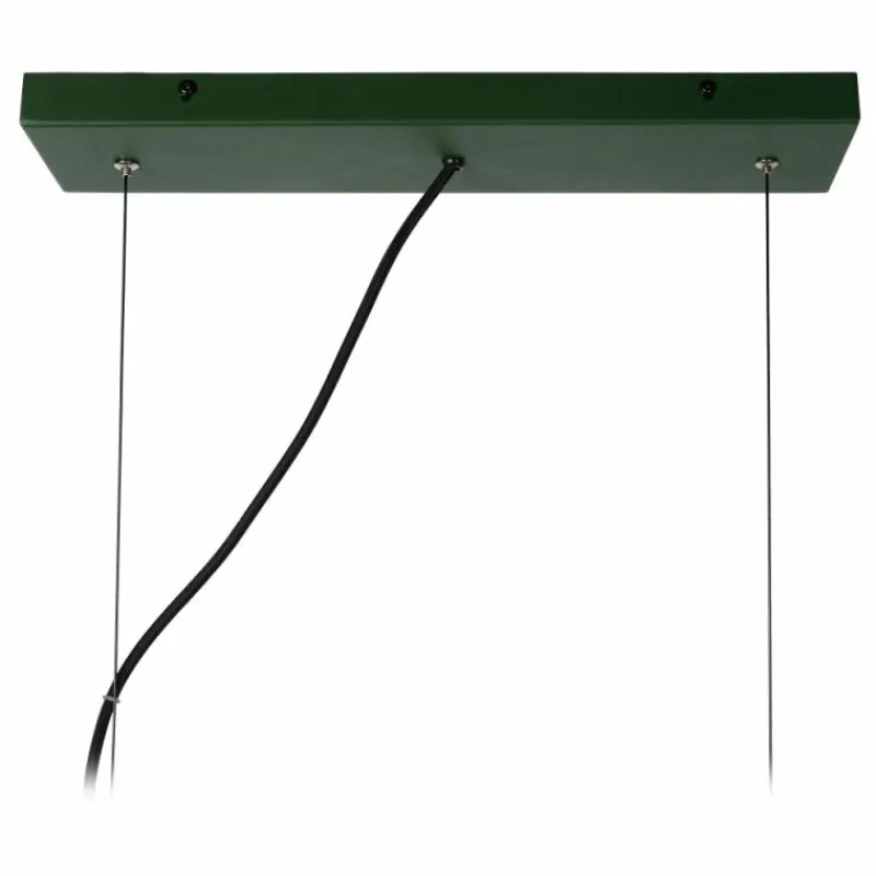 Lampes Dorées-Luminaires Lucide Suspension Lucide PENIGUET Vert, 2 lumières