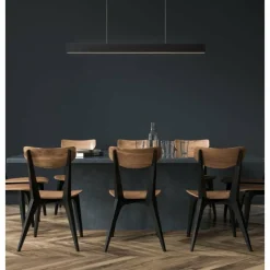 Luminaires Lucide Suspension Lucide RAYA LED Noir, 1 lumière* Éclairage Led