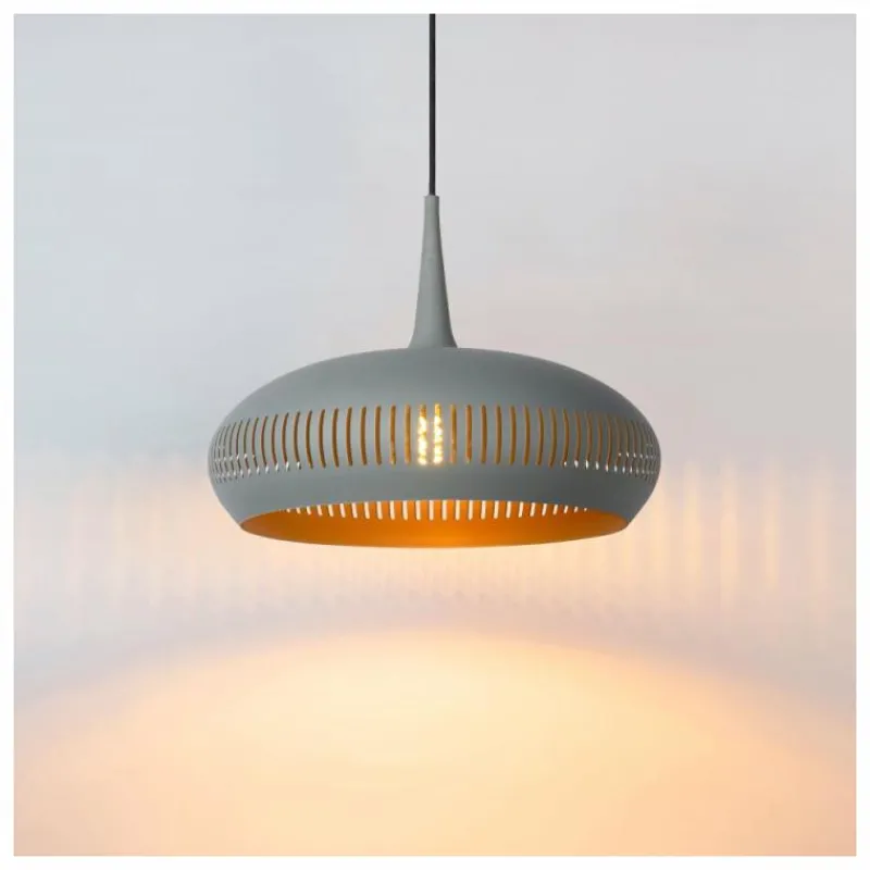 Lampes Vintages & Rétros-Luminaires Lucide Suspension Lucide RAYCO Gris, 1 lumière