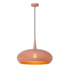 Lampes Vintages & Rétros-Luminaires Lucide Suspension Lucide RAYCO Rose, 1 lumière