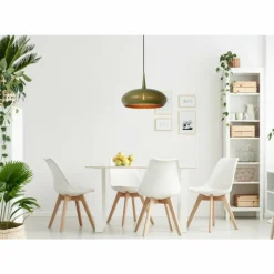 Lampes Vintages & Rétros-Luminaires Lucide Suspension Lucide RAYCO Vert, 1 lumière