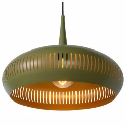 Lampes Vintages & Rétros-Luminaires Lucide Suspension Lucide RAYCO Vert, 1 lumière