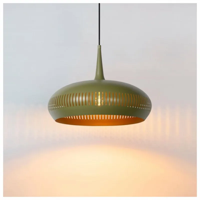 Lampes Vintages & Rétros-Luminaires Lucide Suspension Lucide RAYCO Vert, 1 lumière