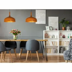 Luminaires Lucide Suspension Lucide ROZALLA Jaune, 1 lumière* Suspensions