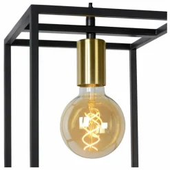 Luminaires Rustiques-Luminaires Lucide Suspension Lucide RUBEN Noir, 1 lumière