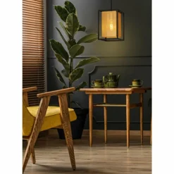 Lampes Dorées-Luminaires Lucide Suspension Lucide SANSA Noir, 1 lumière