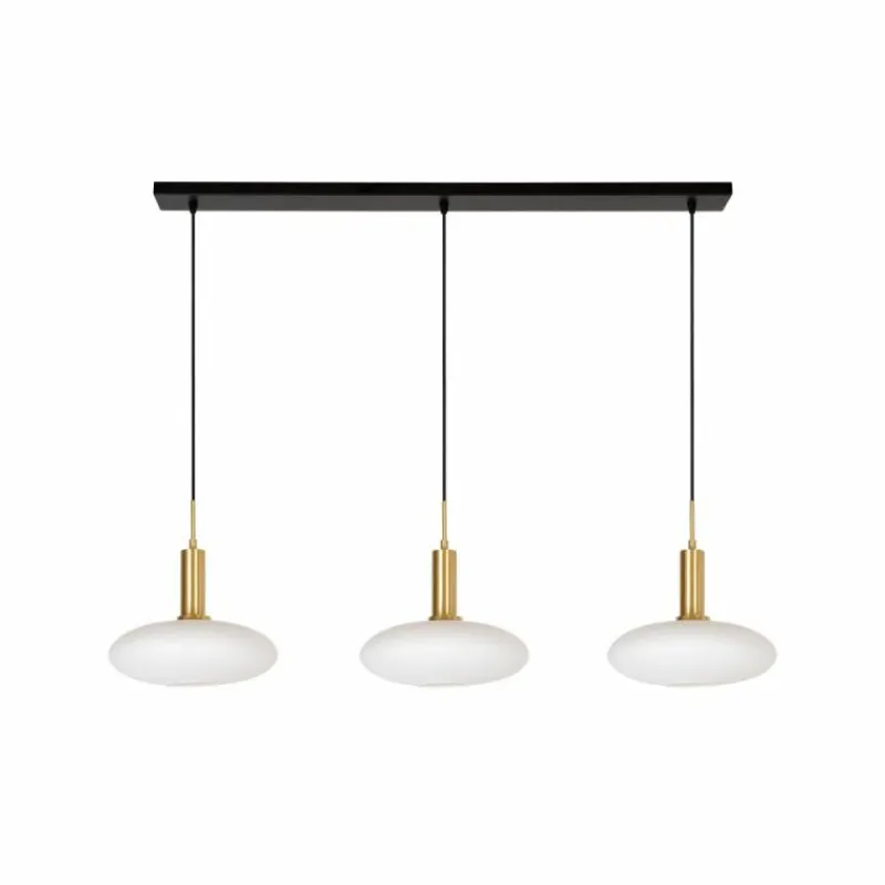 Luminaires Lucide Suspension Lucide SINGALA Or, Laiton, 3 lumières