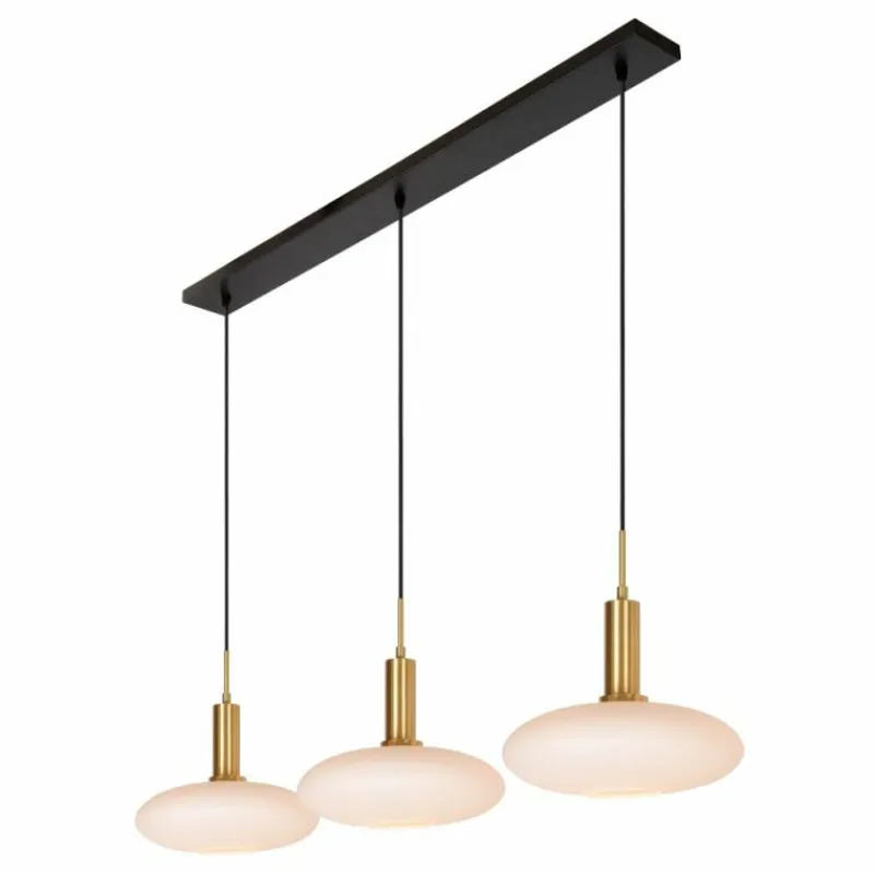 Luminaires Lucide Suspension Lucide SINGALA Or, Laiton, 3 lumières
