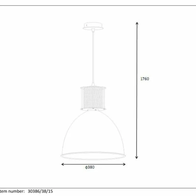 Luminaires Scandinaves-Luminaires Lucide Suspension Lucide SMOKY Gris, 1 lumière