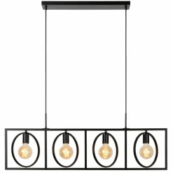 Luminaires Lucide Suspension Lucide SUUS Noir, 4 lumières* Suspensions