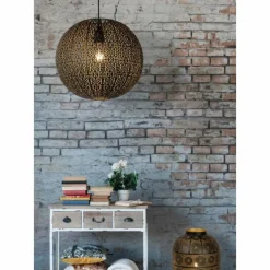 Lampe Turque-Luminaires Lucide Suspension Lucide TAHAR Noir, 1 lumière