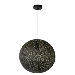 Lampe Turque-Luminaires Lucide Suspension Lucide TAHAR Noir, 1 lumière