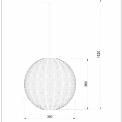 Lampe Turque-Luminaires Lucide Suspension Lucide TAHAR Noir, 1 lumière