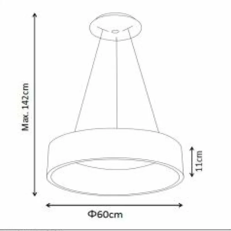 Luminaires Rustiques-Luminaires Lucide Suspension Lucide TALOWE LED Blanc, 1 lumière