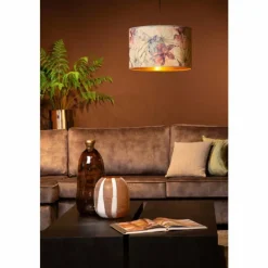 Lampes En Bois-Luminaires Lucide Suspension Lucide TANSELLE Multicolore, 1 lumière