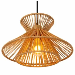 Lampes Dorées-Luminaires Lucide Suspension Lucide TASMAN Or, Laiton, 1 lumière