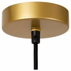 Lampes Dorées-Luminaires Lucide Suspension Lucide TASMAN Or, Laiton, 1 lumière