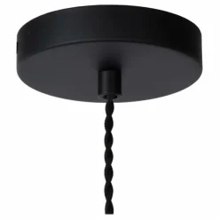 Luminaires Scandinaves-Luminaires Lucide Suspension Lucide TEUN Noir, 1 lumière