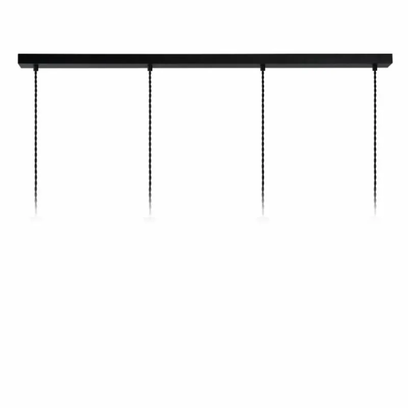 Luminaires Scandinaves-Luminaires Lucide Suspension Lucide TEUN Noir, 4 lumières