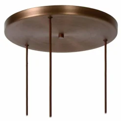 Luminaires Lucide Suspension Lucide TOLEDO Cuivre, 3 lumières