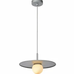 Luminaires Lucide Suspension Lucide TOPHER Chrome, 1 lumière