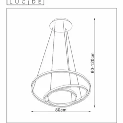 Luminaires Lucide Suspension Lucide TRINITI LED Noir, 1 lumière* Éclairage Led